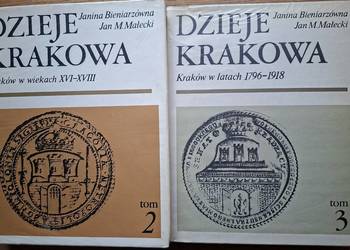 Dziejen Krakowa-J. Bieniarzówna, J.M. Małecki t.2 i 3
