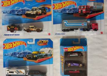 Hot Wheels zestaw Optimus, Volvo, 3 pack, Porsche 911 cena za zestaw