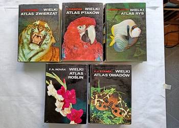 Wielki Atlas Zwierząt, Ptaków, Ryb, Roślin i Owadów 1972r.
