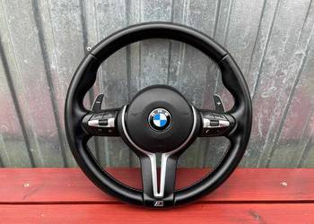 Kierownica multifunkcyjna BMW F10 F11 m pakiet łopatki skórzana