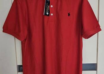 Ralph lauren XL piękna nowa koszulka t shirt Usa czerwona limited edition