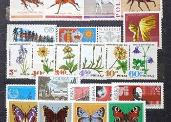 Znaczki polskie rok 1967 czyste Znaczki polskie rok 1967 czyste