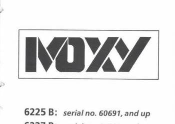MOXY 622B 6227B instrukcja obsługi DTR, naprawy, katalog czesci zamiennych