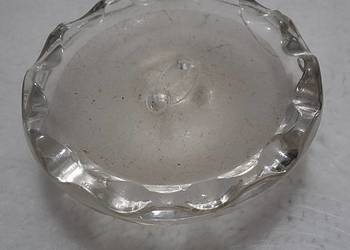Guzik, przeźroczysty, transparentny, okrągły, ozdobny, dwie dziurki, 28x8mm