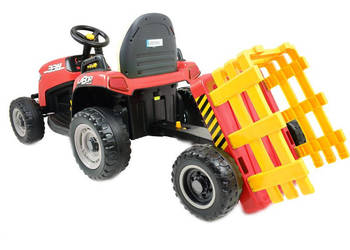 BAWIBUS.PL pojazd TRAKTOR NA AKUMULATOR LABOR z przyczepką i kiprem