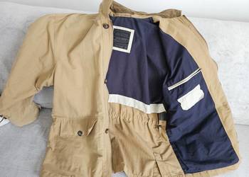 Kurtka męska beż nieocieplana r 54 XL sztruks bawełna markowa