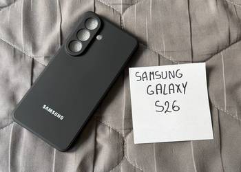 Etui Case Plecki do Samsung Galaxy S26 – Czarne Matowe Silikonowe