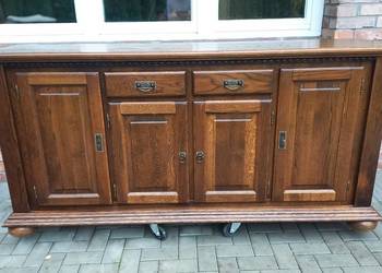 Komoda dębowa RTV Szafka pod telewizor Do sypialni Do przedpokoju (646)