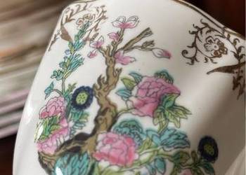 Filiżanka z talerzykiem śniadaniowym. England. 22 k złoto Filiżanka z talerzykiem śniadaniowym. England. 22 k złoto