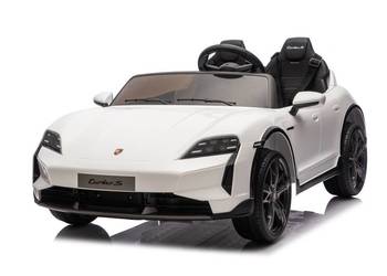 Auto na akumulator Porsche Taycan Turbo S 24V białe