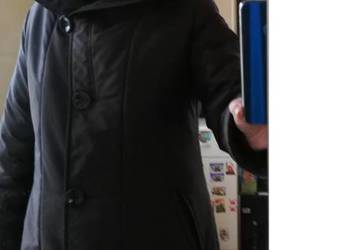 Kurtka zimowa damska z kapturem rozm 40