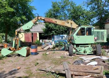 Koparka fortschritt t174 ładowacz nie atlas waryński jcb