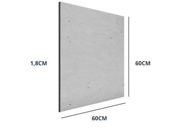 Płyta Betonowa Ścienna 60x60cm 1,8cm GRUBOŚCI