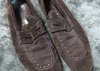 Ermenegildo Zegna loafersy zamszowe Made in Italy r. 46