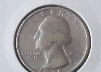 25 Centów USA 1935 r.- srebro- rzadkość
