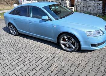 Listwa dolna drzwi Prawy tył Audi A6 C6 LY5R niebieska Rybnik