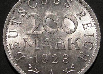 NIEMCY 200 MAREK 1923 - STAN MENNICZY -
