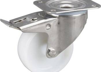 Koła skrętne ze stali nierdzewnej z powierzchnią z tworzywa sztucznego 847…