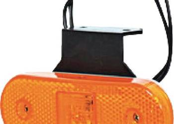 Lampa obrysowa LED, prostokątna, 12/24V z przewodem i uchwytem Kramp LA301…
