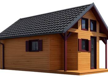 Drewniany domek całoroczny letniskowy 5m/5m 15/20