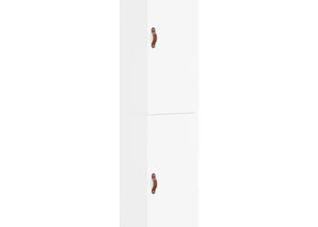 Wysoka szafka biała 345x34x180 cm materiał drewnopochodny WM-3198761