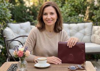 Saszetka Portfel Vintage Cartier Stan Idealny Po Pełnej Renowacji Koloru