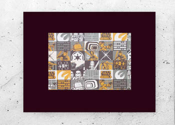 plakat gwiezdne wojny, mały plakat star wars, gwiezdne wojny obrazek 21x30