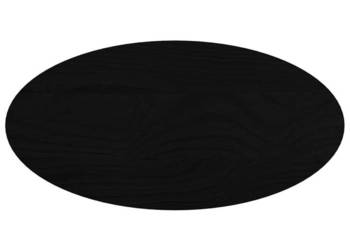 Blat do stołu brązowy 80x40x2 cm lite drewno dębowe owalny WM-4009053