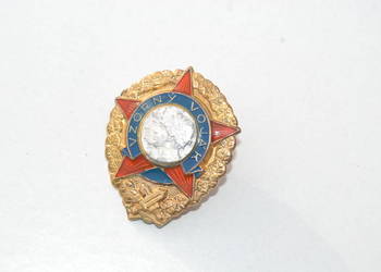 Stara zapinka przypinka odznaka militaria Czechosłowacja