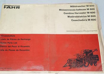 Katalog Części Zamiennych Deutz Fahr M600