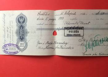 ( 1547 ) Weksel Wystawiony W Krakowie 44