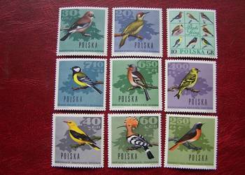 Polska 1966 MNH Mi. 1718/26 Fauna ptaki  a