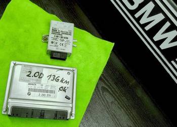 Bmw e46 2.0d 136km zestaw startowy kompletny komputer AWS pestka oryginał