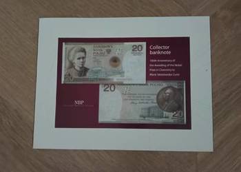Folder 20 zł 2011 Maria Skłodowska Curie w języku Angielskim