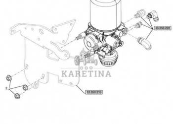 New Holland T6070 Sterow powietrzem 84394092