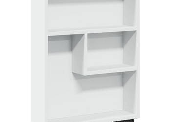Wąski wózek pomocniczy biały 48x13x68 cm WM-855223