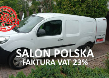 Renault Kangoo MAXI LONG Salon PL KLIMA FV23% 3 Osob. 1.5dci 110KM Tempoma…