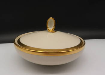 Luksusowa Bomboniera/Cukiernica Fürstenberg Model „Księżna”–Goldring