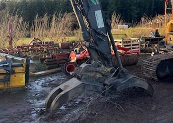 Chwytak 5cio palczasty, Szczęka Kleszcze Wyburzeniowe Kruszarka fi80mm.