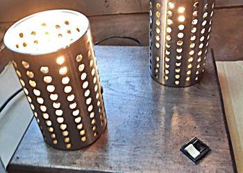 Lampa, lampy na stolik 2x E14 - projekt kreatywny