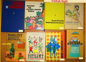 Książki kucharskie / kulinarne / dieta / dania / Warszawa / PRL Książki kucharskie / kulinarne / dieta / dania / Warszawa / PRL