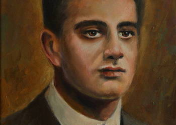 Obraz olejny Pier Giorgio Frassati Portret 24x30