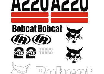 Naklejki Bobcat A220 super mocne zamienniki