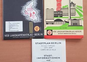 Plan miasta  Berlin, Frankfurt Oder DDR