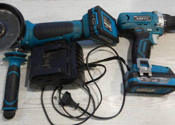 Zestaw Dedra DED7040 + DED7050 + Ładowarkę DED7038 + 2 akum. 2.0 AH Zestaw Dedra DED7040 + DED7050 + Ładowarkę DED7038 + 2 akum. 2.0 AH