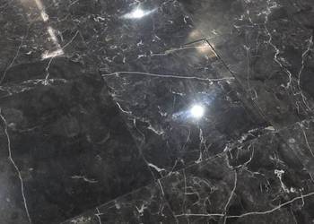 Płytki marmur Tempesta Nera polerowany 20,3x20,3x1 cm