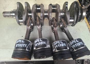 OPEL ASTRA J ZAFIRA 1,7 CDTI  A17DTR wał korbowy tłok korbowód
