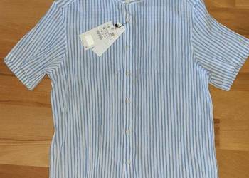 Zara, koszula ze stójką, nowa z metką, bawełna, S/M