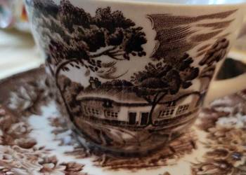 Filiżanka porcelana Iron Stone Anglia pejzaż