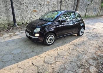 Fiat 500 Śliwkowy